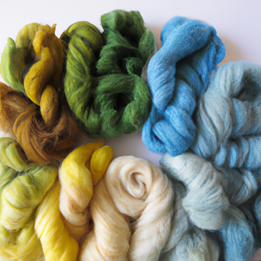 Farbgebung beim Filzen: Das Mischen und Kombinieren verschiedener Wollfarben