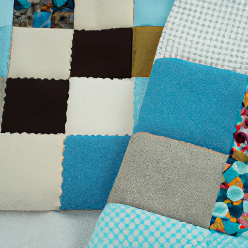 Patchwork-Projekte aus Wolle: Zusammenfügen von Wollstoffresten zu Decken, Kissen oder Taschen